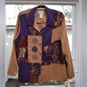 ❌SOLD❌ Napa Valley Jacket Top. Size 1X (16-18). Made in Indonesia.